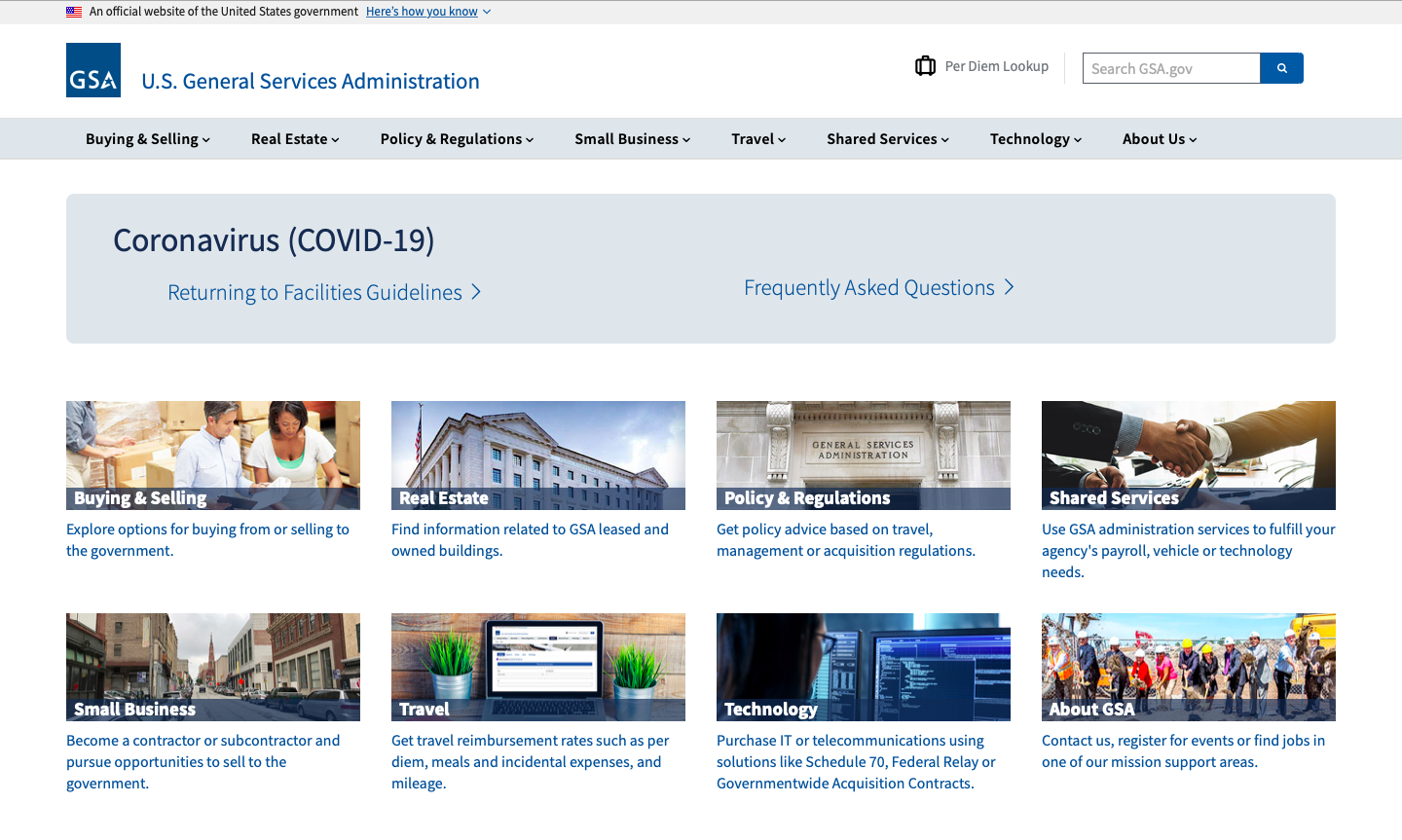 us general services administration dot gov home