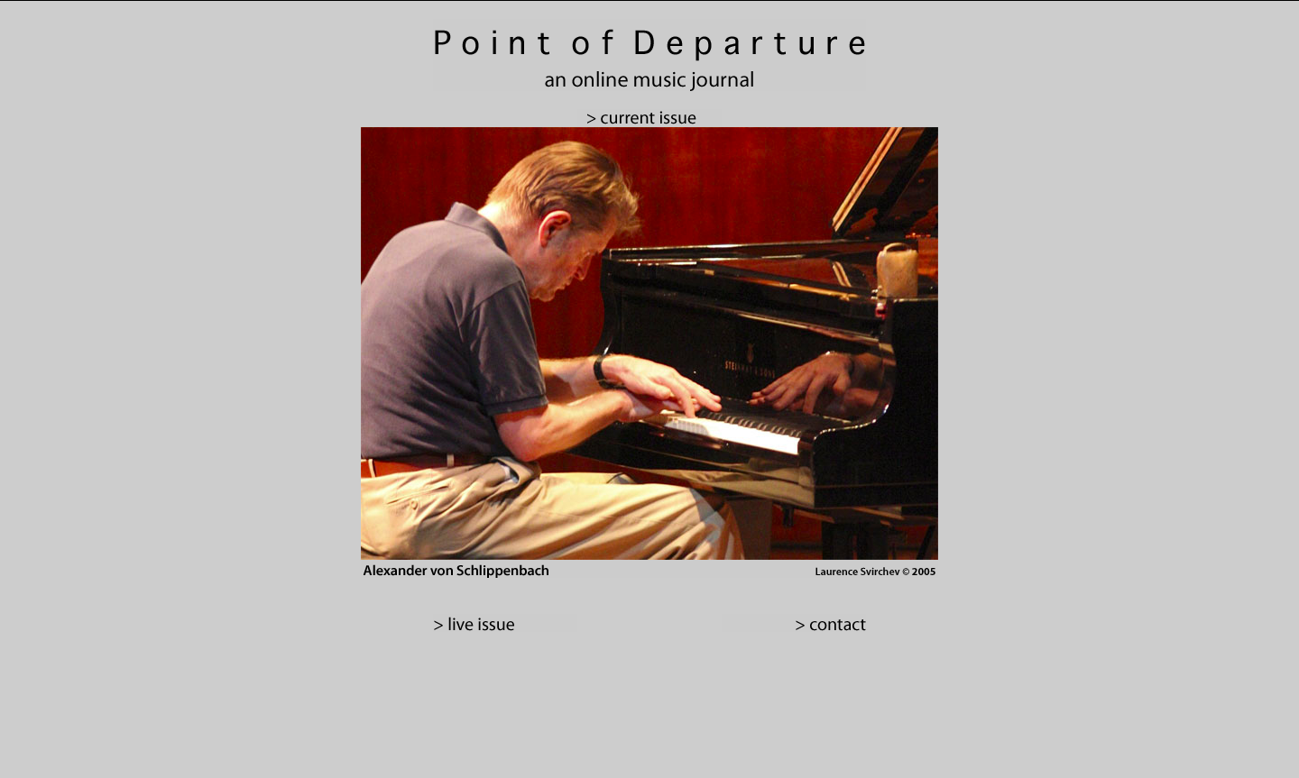point of departure dot org issue 2