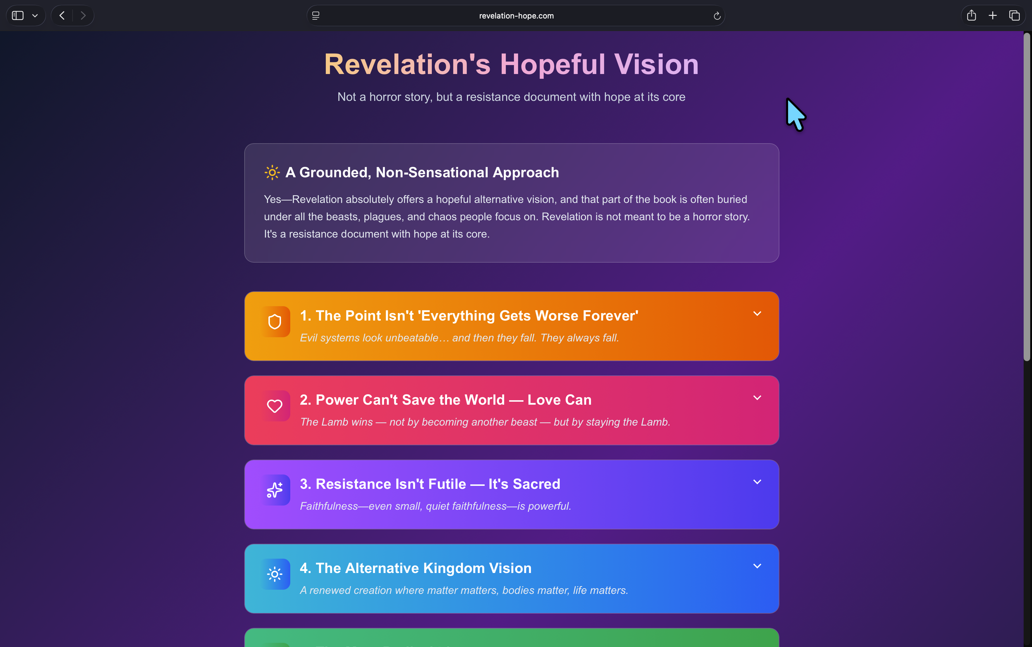 revelation's hope dot com