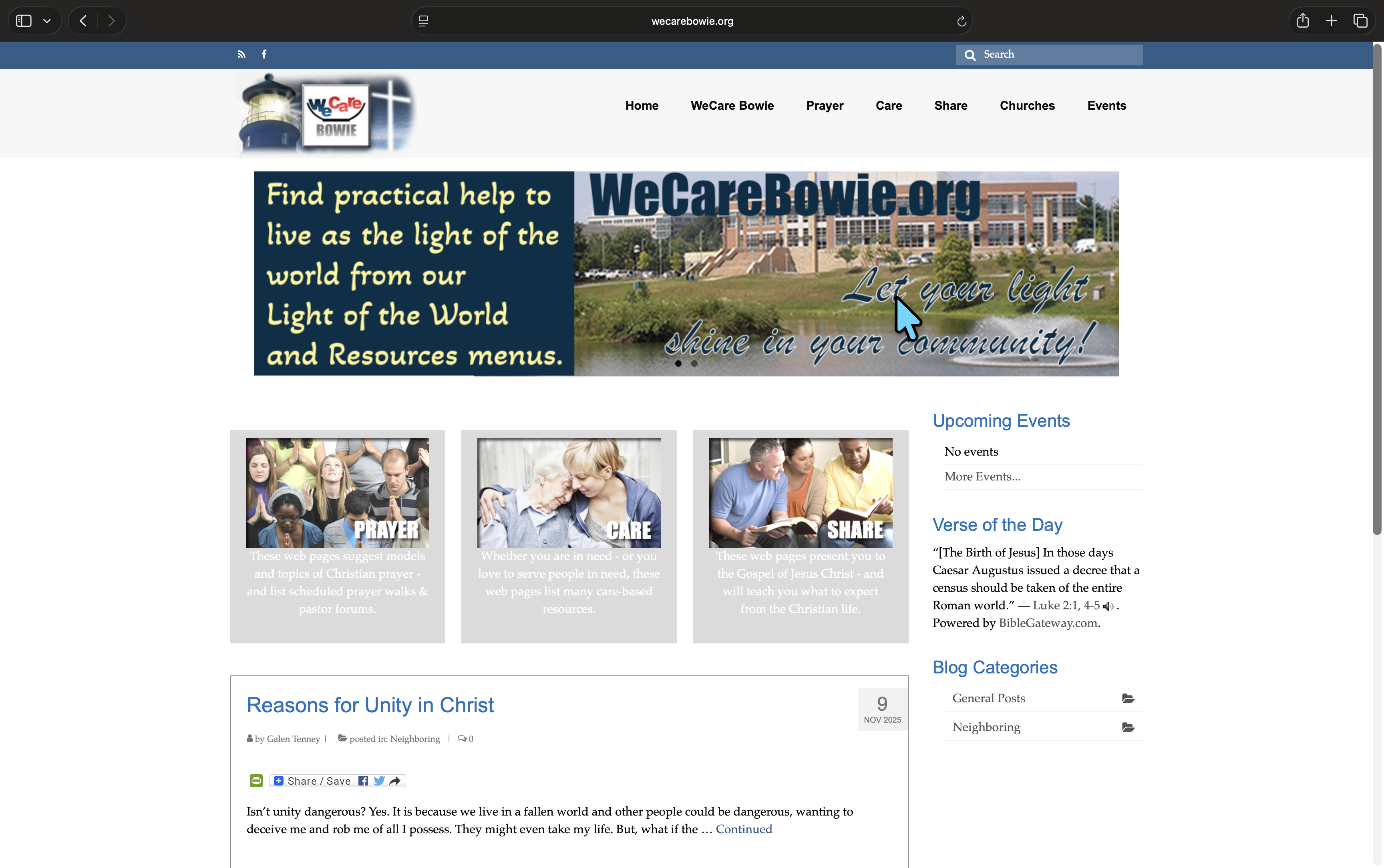 we-care bowie dot org